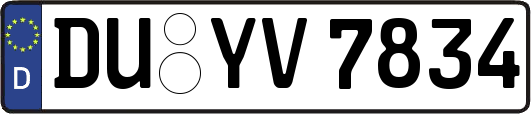 DU-YV7834