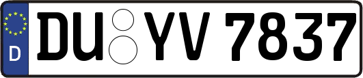 DU-YV7837