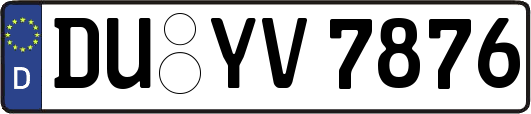 DU-YV7876
