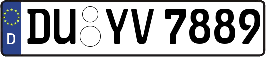 DU-YV7889