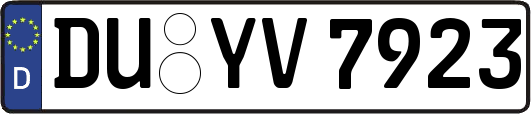DU-YV7923