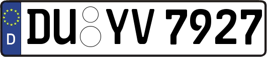 DU-YV7927