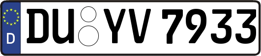 DU-YV7933
