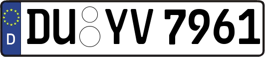 DU-YV7961