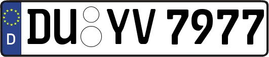 DU-YV7977