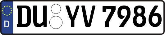 DU-YV7986