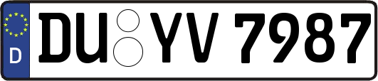 DU-YV7987