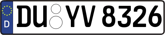 DU-YV8326