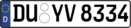 DU-YV8334