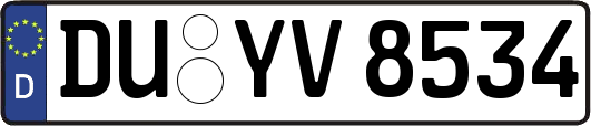 DU-YV8534