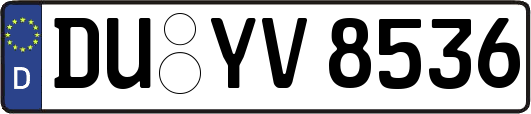 DU-YV8536