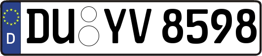 DU-YV8598