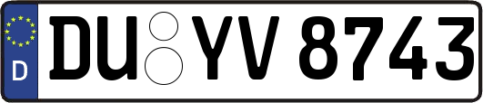 DU-YV8743