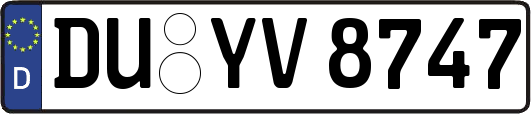 DU-YV8747