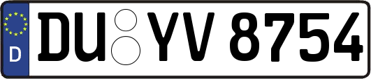 DU-YV8754