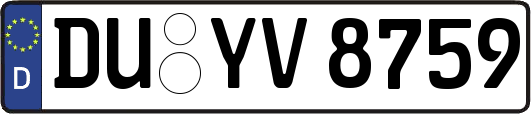 DU-YV8759