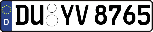 DU-YV8765
