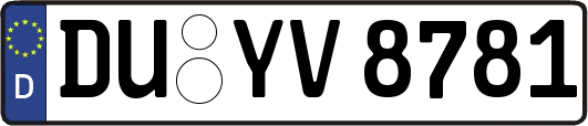 DU-YV8781