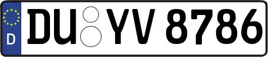 DU-YV8786