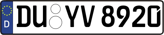 DU-YV8920