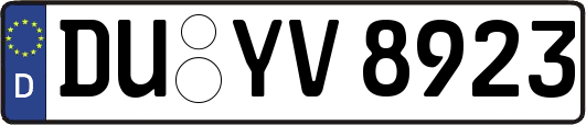 DU-YV8923