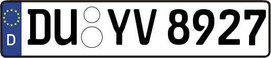 DU-YV8927