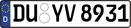 DU-YV8931