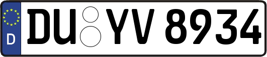 DU-YV8934