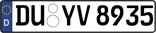 DU-YV8935
