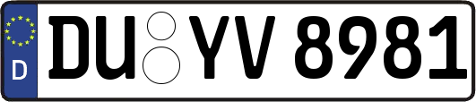 DU-YV8981