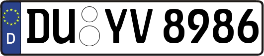 DU-YV8986