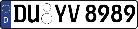 DU-YV8989