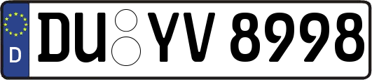 DU-YV8998