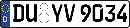 DU-YV9034