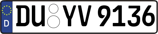 DU-YV9136