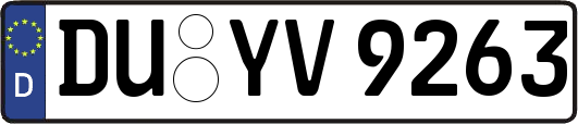 DU-YV9263