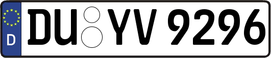 DU-YV9296