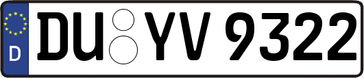 DU-YV9322