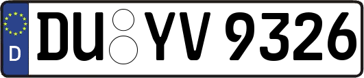DU-YV9326