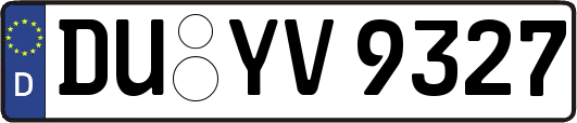 DU-YV9327