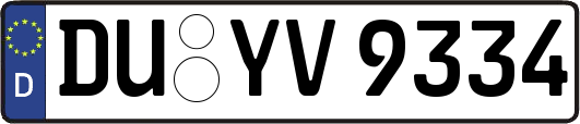DU-YV9334