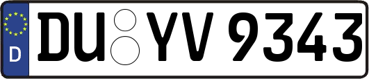 DU-YV9343