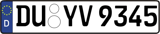 DU-YV9345