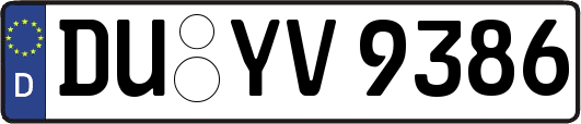 DU-YV9386