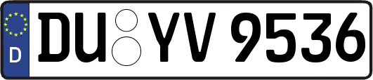 DU-YV9536