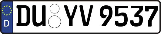DU-YV9537