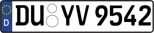 DU-YV9542