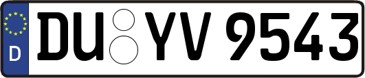 DU-YV9543