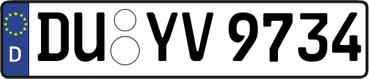 DU-YV9734