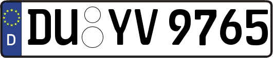 DU-YV9765